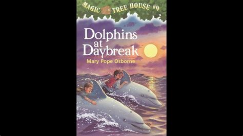 Sunrise encounter with dolphins in the magic tree house